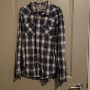 MENS American eagle plaid shirt